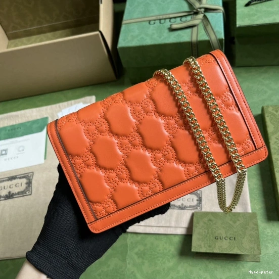 Hyperpeter MATELASSÉ CHAIN WALLET GUCCI GG 0817